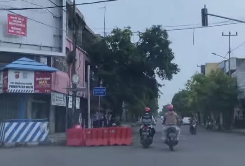 Pos Polisi Ahmad Yani, Kabupaten Indramayu, Jawa Barat.
