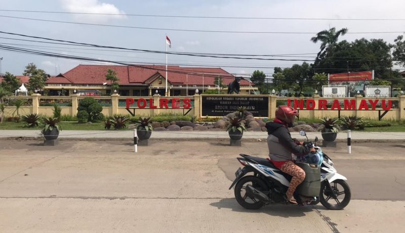 Kantor Kepolisian Resor Indramayu, Jalan Gatot Subroto No. 3, Indramayu, Jawa Barat.