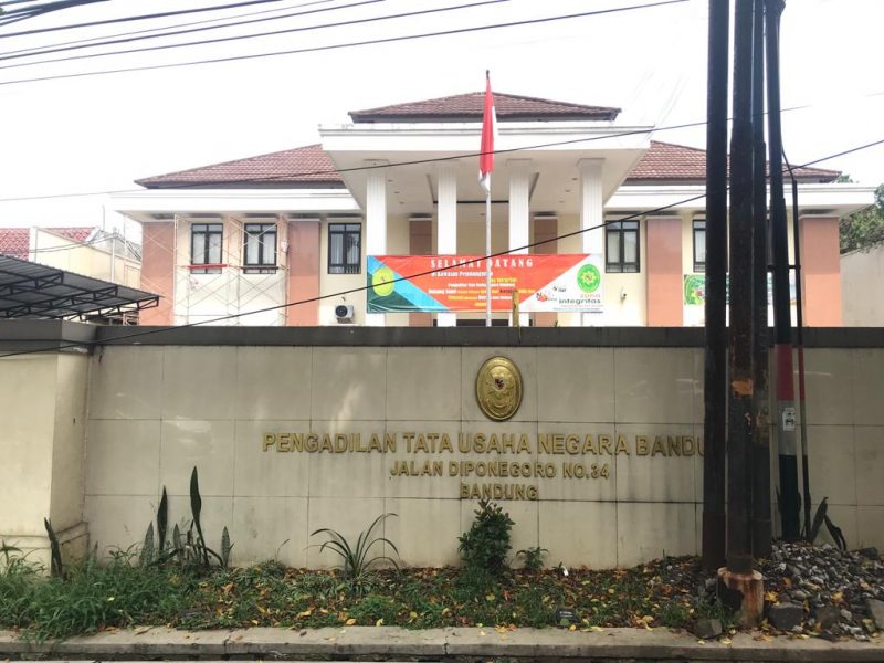 PTUN Bandung, Jawa Barat.