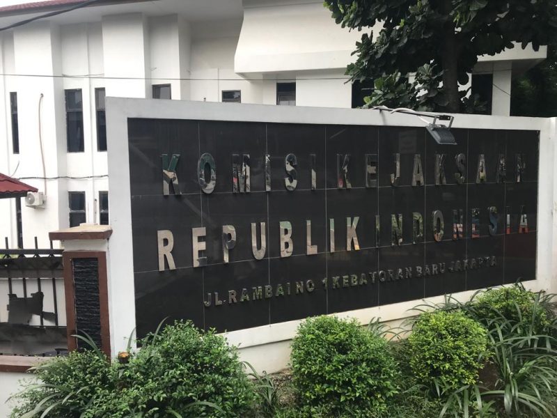 Komisi Kejaksaan Republik Indonesia, Jalan Rambai No. 1A, Keramat Pela, Kebayoran Baru, Jakarta Selatan.